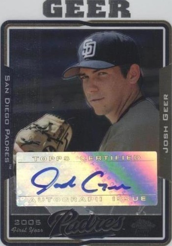 Josh Geer Trading Cards
