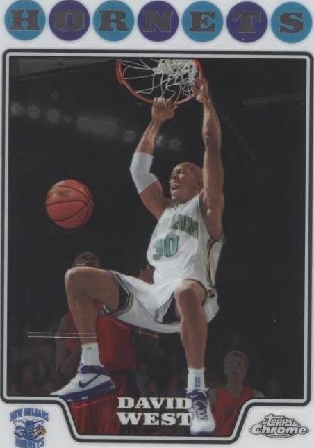 2008-09 Topps Chrome - David West #64