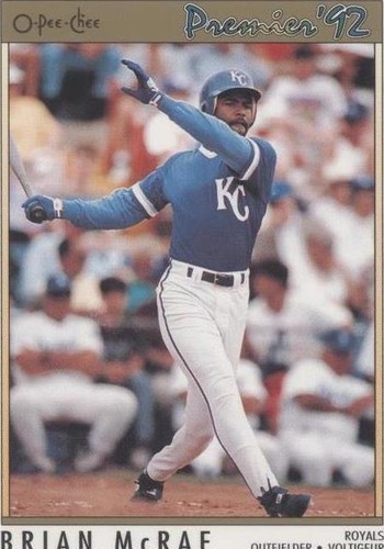 1992 O-Pee-Chee Premier - Brian McRae #12