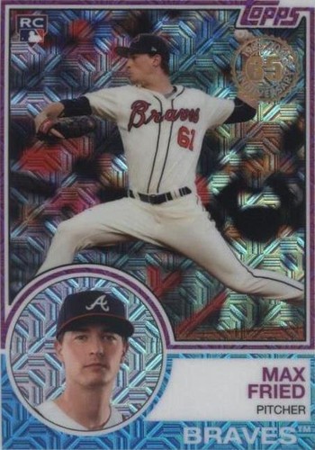 MAX FRIED RC 直筆 auto MLB 2018 Panini /49 2018 Topps Baseball Max Fried #49 Braves ROOKIE RC CHROME