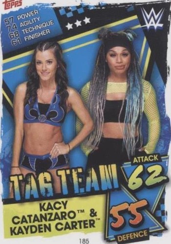 2021 Topps WWE Slam Attax - Kacy Catanzaro Kayden Carter #185