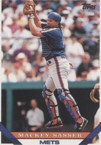1993 Topps Gold Mackey Sasser Foil MLB Insert PWE Mets #788 | eBay
