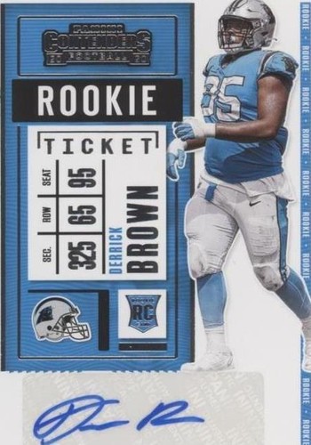 2020 Panini Contenders Derrick Brown #146