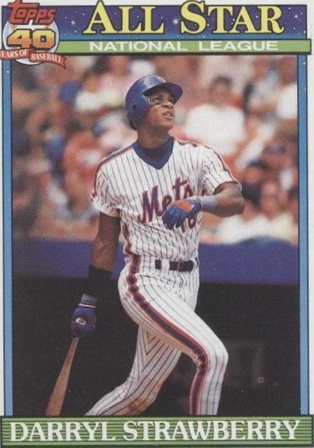 1991 Topps - Darryl Strawberry #402