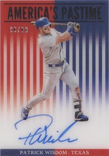 2019 Panini Chronicles - Patrick Wisdom #AP-PW