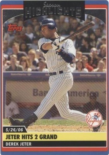 2006 Topps Updates & Highlights - Derek Jeter #UH177