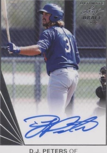 2018 Leaf Ultimate Draft - D.J. Peters #BA-DJP