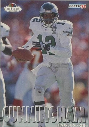 1993 Fleer Fruit of the Loom Randall Cunningham #32