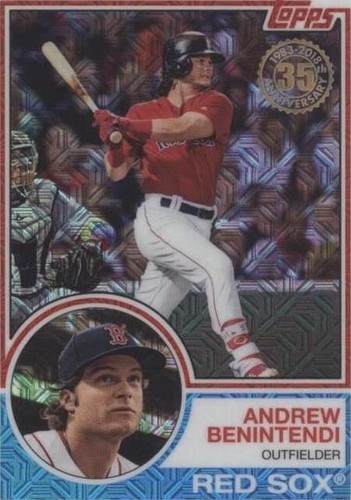 【1枚限定】ANDREW BENINTENDI AUTO PATCH 2018 TOPPS FIVE STAR JUMBO PATCH AUTO ANDREW BENINTENDI