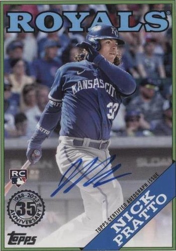2023 Topps Series 1 - Nick Pratto #88BA-NP