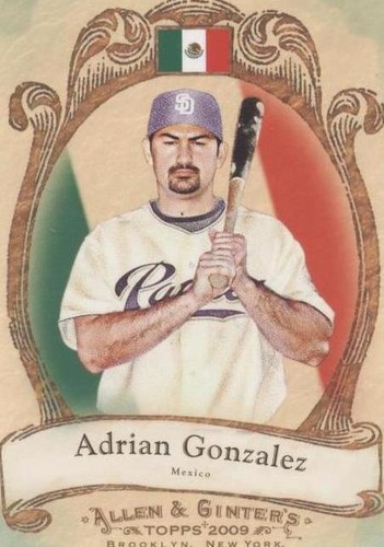 2009 Topps Allen & Ginter's - Adrian Gonzalez #NP67