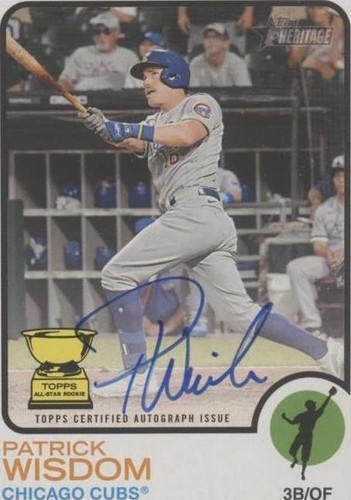 2022 Topps Heritage High Number - Patrick Wisdom #ROA-PW