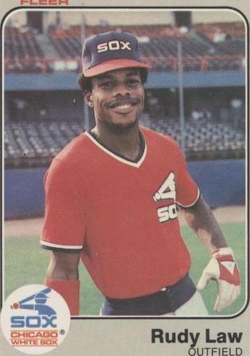 1983 Fleer - Rudy Law #244