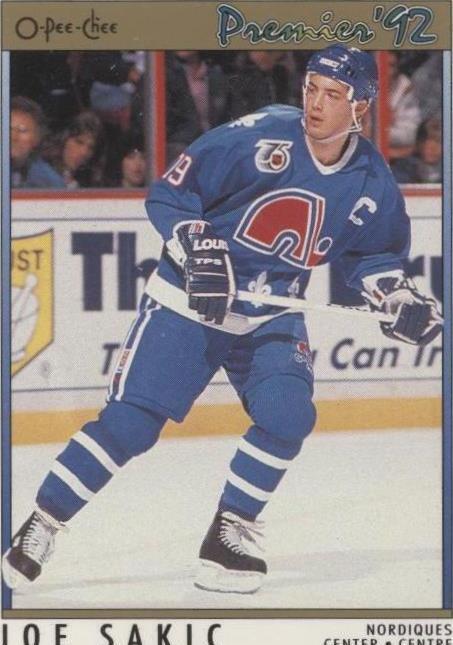 1991-92 O-Pee-Chee Premier - Joe Sakic #70