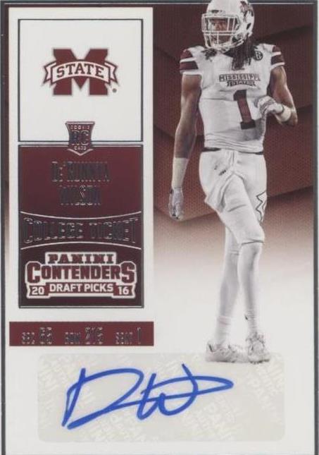 2016 Panini Contenders Draft Picks De'Runnya Wilson #123
