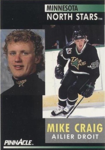 1991-92 Pinnacle French - Mike Craig #219