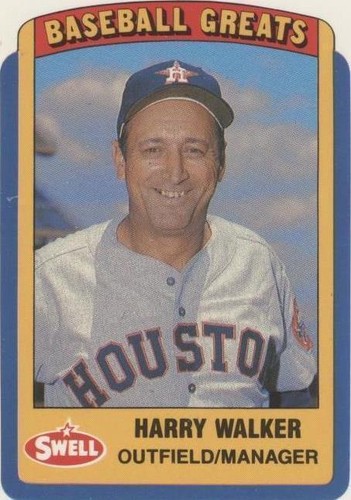 1990 Swell Baseball Greats - Harry Walker #33