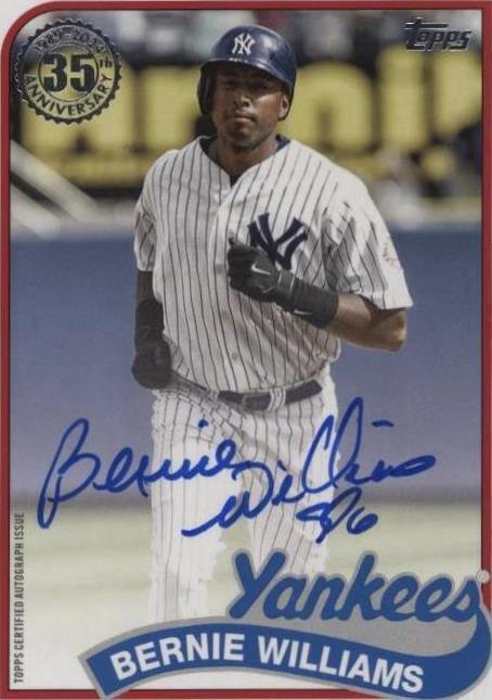 メジャーリーグ カード Barnie Willrams Bernie Williams 2024