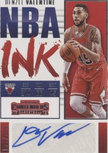 2017-18 Panini Contenders - Denzel Valentine #NI-DZV