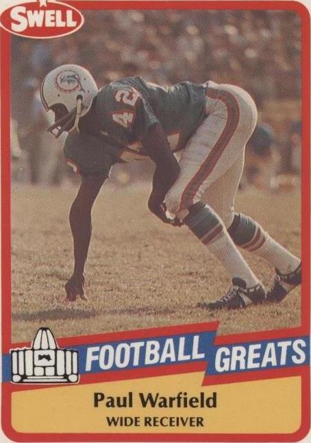 1989 Swell Football Greats Paul Warfield #119