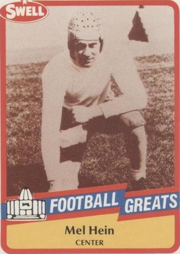 1989 Swell Football Greats Mel Hein #7