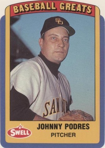 1990 Swell Baseball Greats - Johnny Podres #104