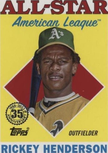 2023 Topps Series 2 - Rickey Henderson #88AS-32