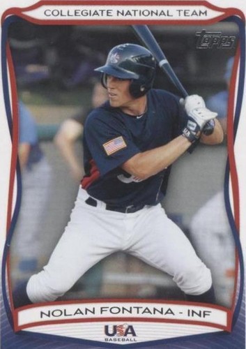 2010 Topps USA Baseball Team - Nolan Fontana #USA-28