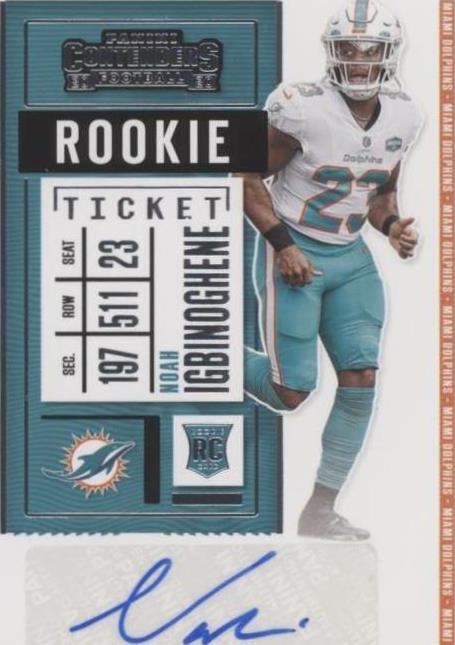 2020 Panini Contenders Noah Igbinoghene #145