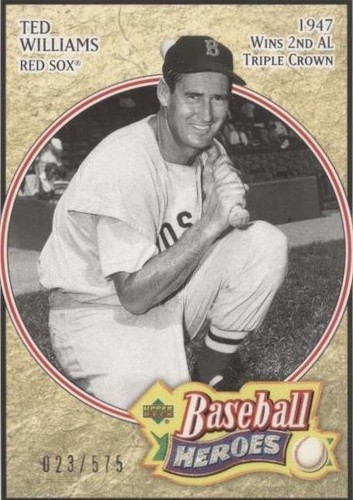 2005 Upper Deck Baseball Heroes - Ted Williams #187