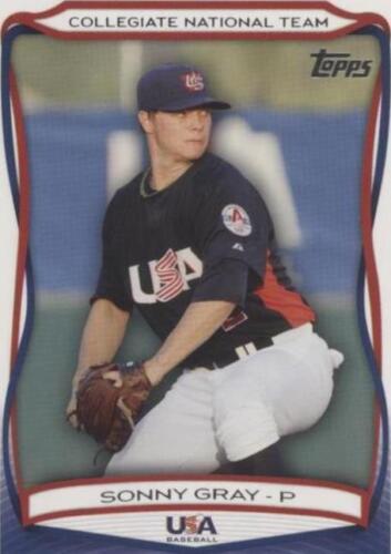 2010 BOWMAN STERLING #USAR29 SONNY GRAY ROOKIE CARD JERSEY
