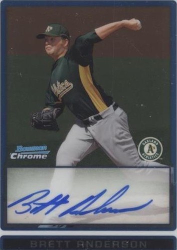 2009 Bowman Chrome - Brett Anderson #BCP105