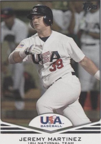 2011 Topps USA Baseball Team - Jeremy Martinez #USA-51