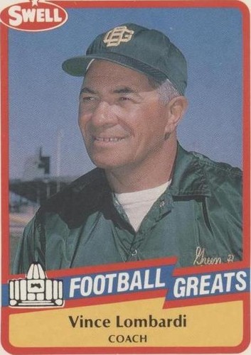 1989 Swell Football Greats Vince Lombardi #44