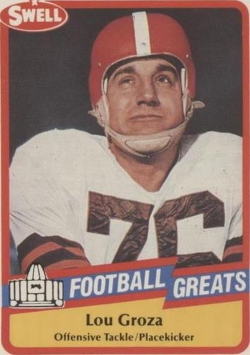 1989 Swell Football Greats Lou Groza #86