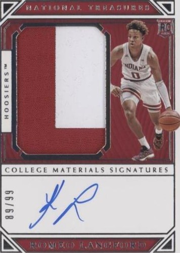 2019 Panini National Treasures Collegiate - Romeo Langford #89