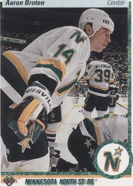 1990-91 Upper Deck - Aaron Broten #210