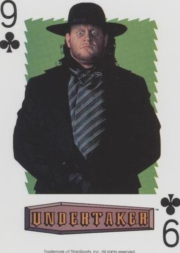 1991 U.S. Playing Card WWF - Undertaker #9C