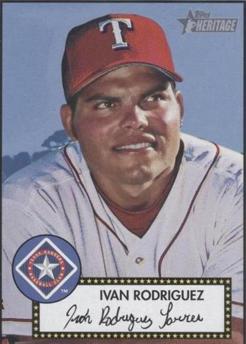 2001 Topps Heritage - Ivan Rodriguez #398