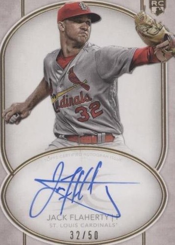 2018 Topps Definitive Collection - Jack Flaherty #DRA-JFL