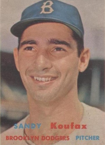 1957 Topps - Sandy Koufax #302