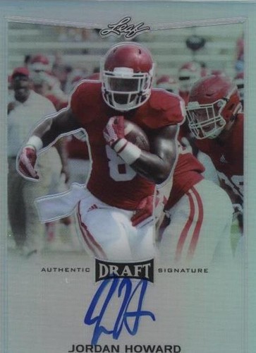2016 Leaf Metal Draft Jordan Howard #BA-JH1