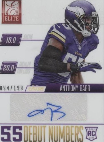 2014 Panini Elite Anthony Barr #AB