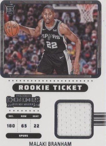 2022-23 Panini Contenders - Malaki Branham #RTS-MBS