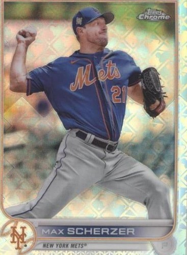 2022 Topps Chrome Logofractor Edition - Max Scherzer #76