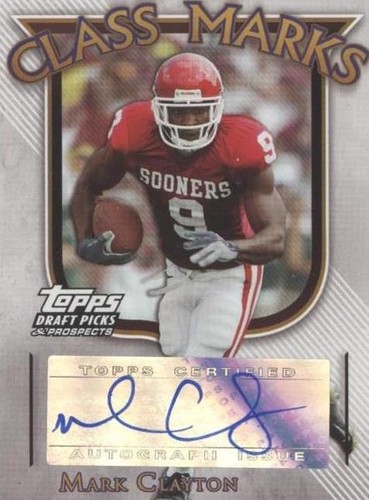2005 Topps Draft Picks & Prospects Mark Clayton #CM-MC