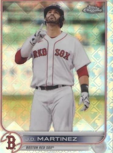2022 Topps Chrome Logofractor Edition - J.D. Martinez #84