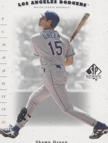 2001 SP Authentic - Shawn Green #62