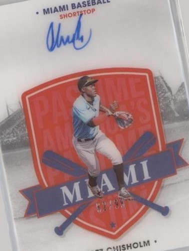 2021 Panini Chronicles - Jazz Chisholm #AP-JC