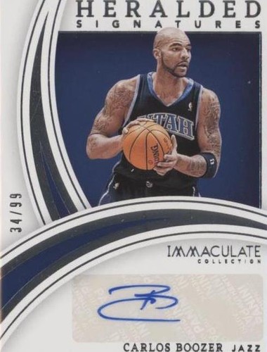 2021-22 Panini Immaculate Collection - Carlos Boozer #HS-CBZ